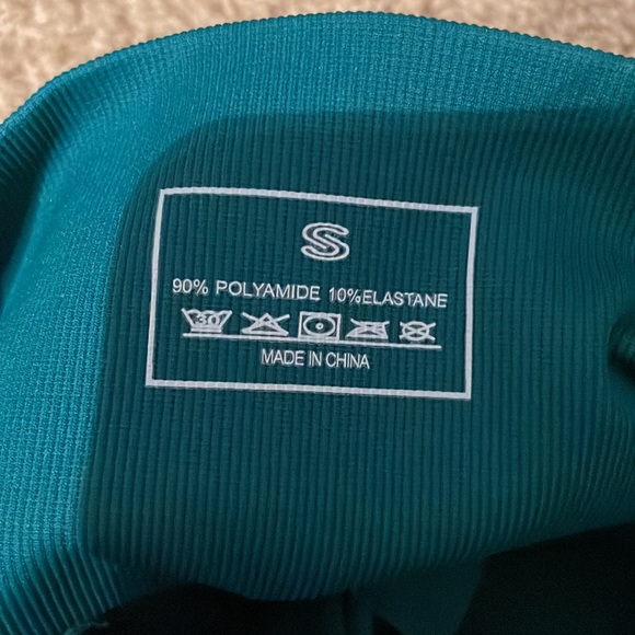 Teal workout pants - Picture 6 of 6